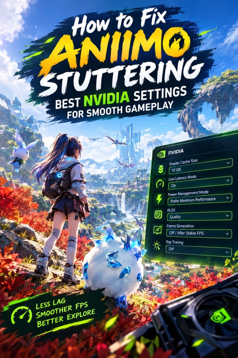 How to Fix Aniimo Stuttering: Best NVIDIA Settings for Smooth Gameplay