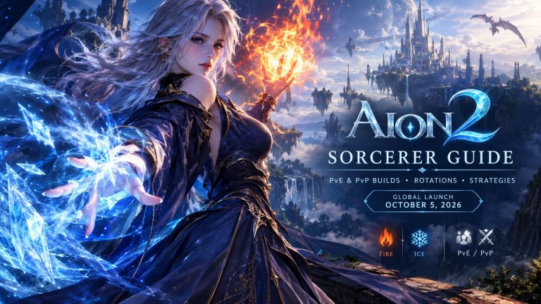 Aion 2 Sorcerer Guide: Best PvE and PvP Skill Builds, Rotations, and Strategies (2026 Global Launch)