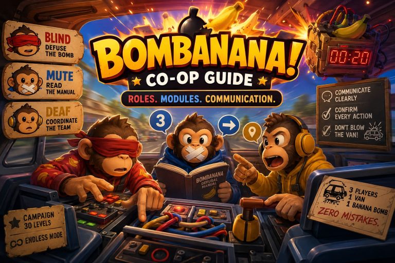 BOMBANANA Co-Op Guide: Complete Roles, Modules, and Communication Strategies