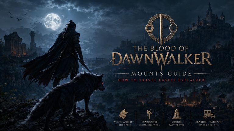 Blood of Dawnwalker Mounts Guide: How to Travel Faster Explained