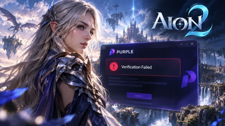 How to Fix Aion 2 PURPLE Launcher Verification Failed Error (2026 Guide)