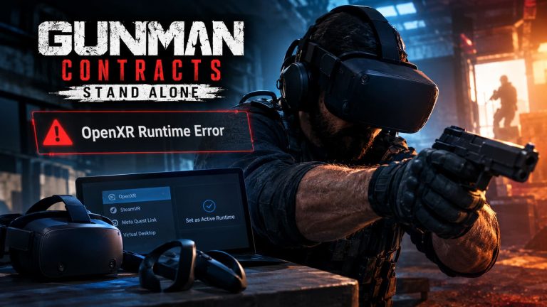 How to Fix Gunman Contracts Stand Alone OpenXR Runtime Error