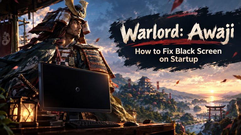 How to Fix Warlord: Awaji Black Screen on Startup – Full PC Troubleshooting Guide
