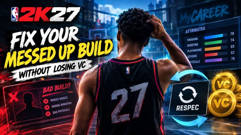How to Fix a Messed Up Build in NBA 2K27 Without Losing VC (Complete Respec Guide)