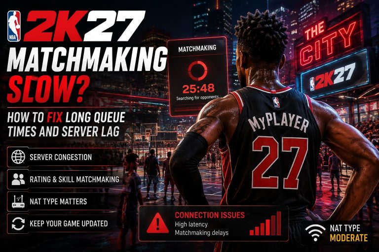 NBA 2K27 Matchmaking Slow? How to Fix Long Queue Times and Server Lag