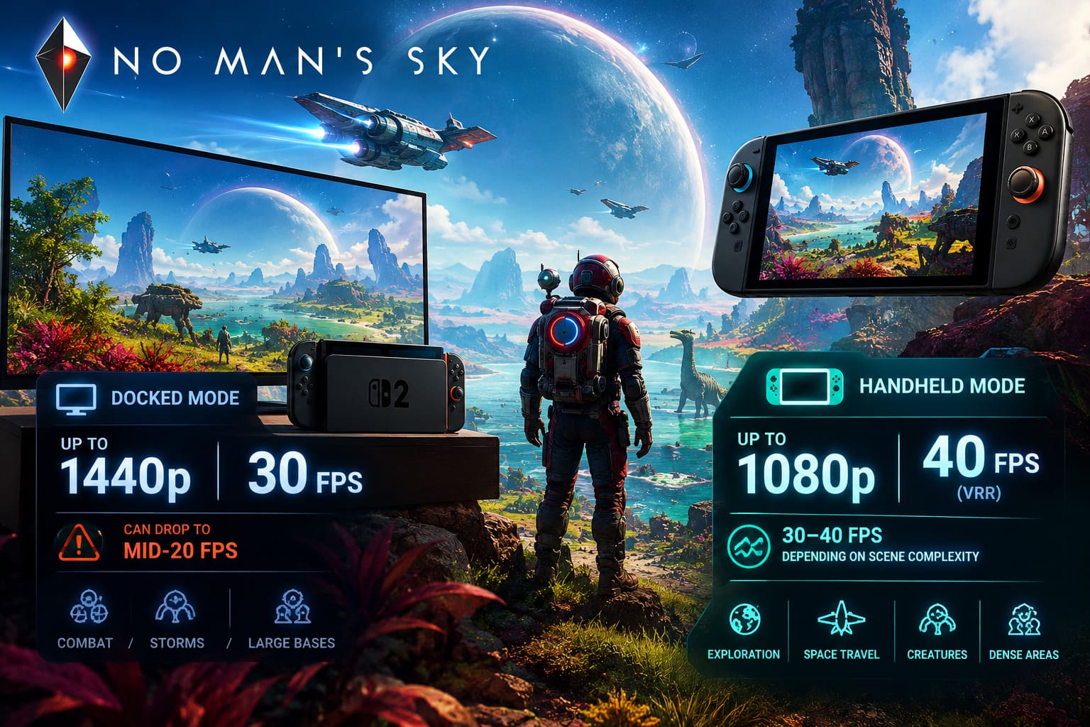 No Man's Sky Nintendo Switch 2 Performance Review (2026): Is Next-Gen ...
