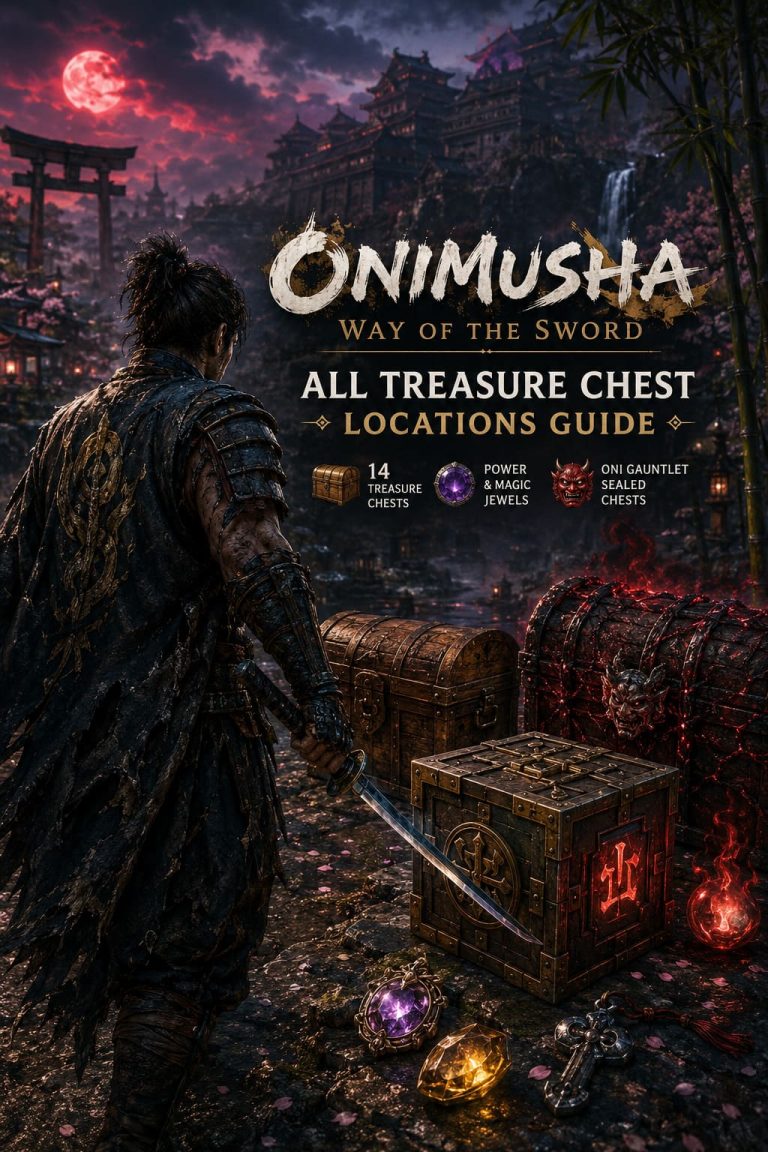 Onimusha: Way of the Sword – All Treasure Chest Locations Guide