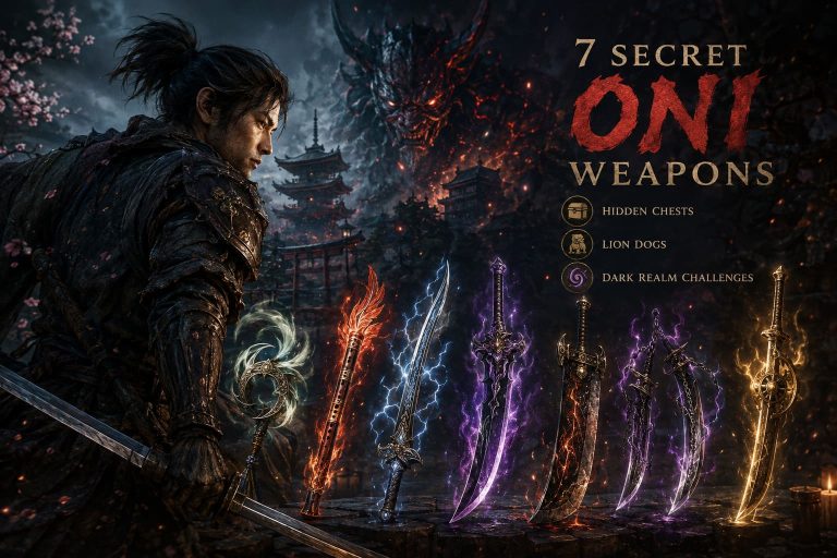 Onimusha Way of the Sword Guide: How to Find and Unlock All 7 Secret Oni Weapons
