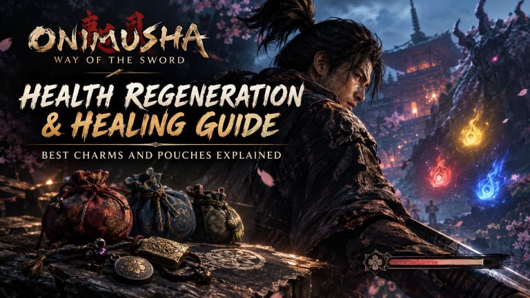 Onimusha Way of the Sword Health Regeneration & Healing Guide: Best Charms and Pouches Explained