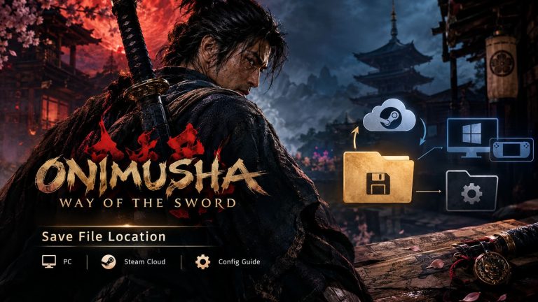 Onimusha Way of the Sword Save File Location: PC, Steam Cloud & Config Guide