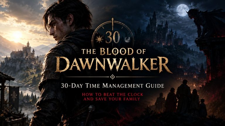 The Blood of Dawnwalker 30-Day Time Management Guide: How to Beat the Clock and Save Your Family