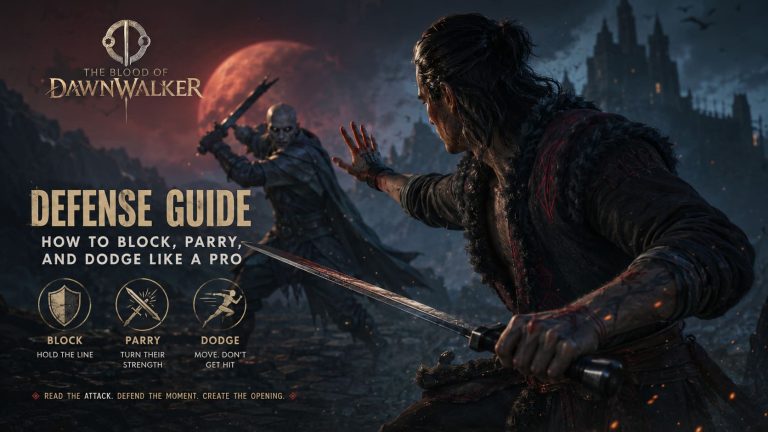 The Blood of Dawnwalker Defense Guide: How to Block, Parry, and Dodge Like a Pro