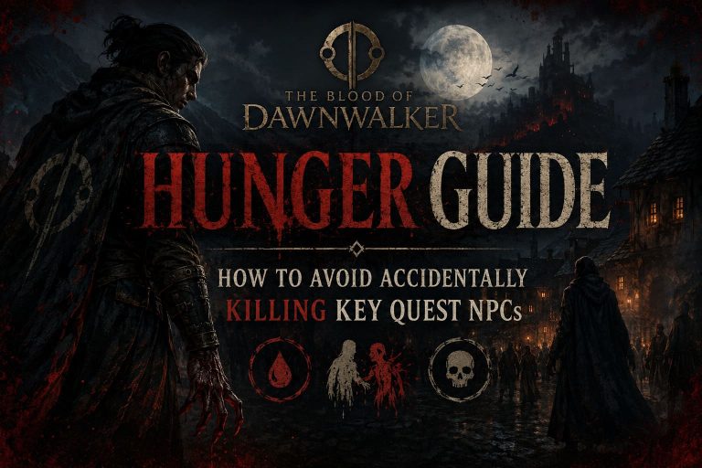 The Blood of Dawnwalker Hunger Guide: How to Avoid Accidentally Killing Key Quest NPCs
