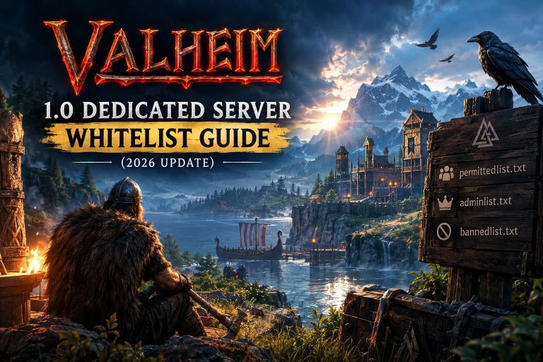 Valheim 1.0 Dedicated Server Whitelist Guide (2026 Update)