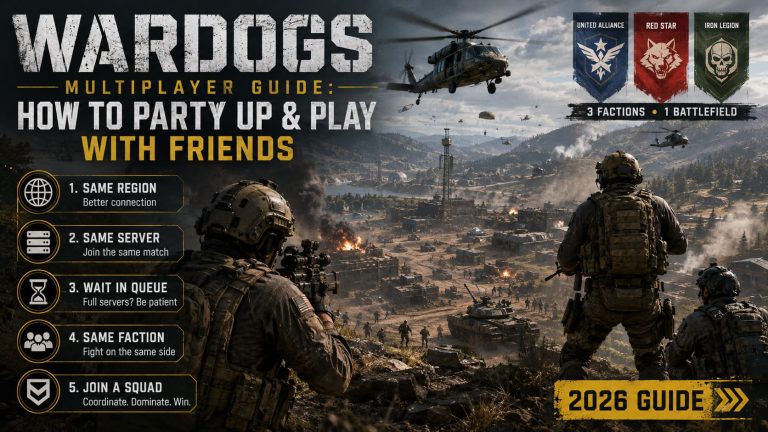 WARDOGS Multiplayer Guide: How to Party Up and Play with Friends (2026)