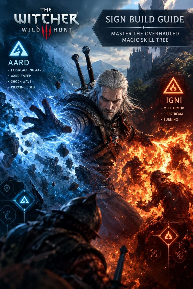 Witcher 3 Next-Gen Sign Build Guide: Master the Overhauled Magic Skill Tree