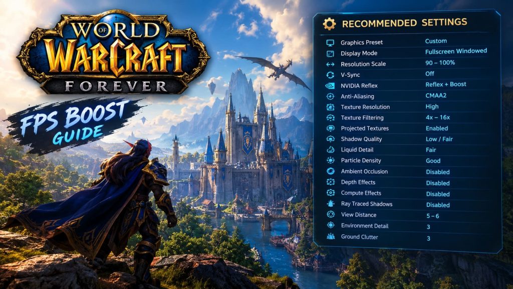Fastest Integrated Gpu WoW Forever FPS Boost Guide: Best Graphics Settings for Maximum ...